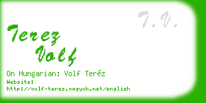 terez volf business card